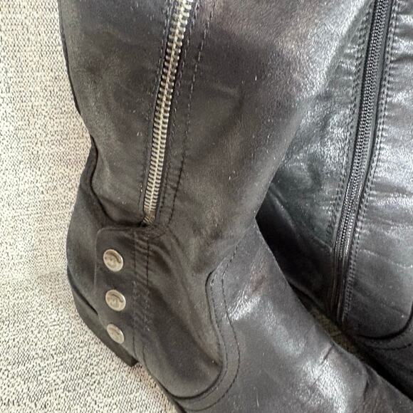 Bare Traps Women's Oria Faux Leather Black Boots Size 8 - Picture 4 of 9